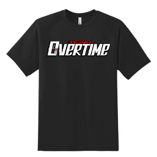 Team Overtime Black T-shirt