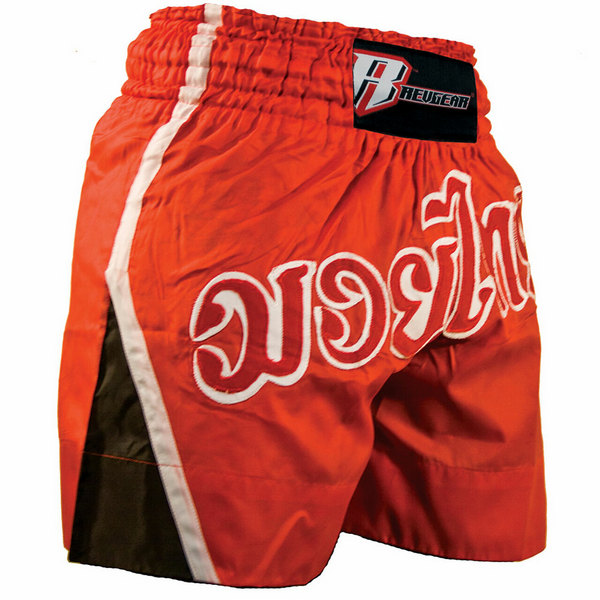 Red Mual Thai Shorts